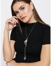 YouBella Silver-Plated Metal Necklace